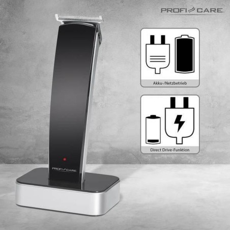 ProfiCare Sort/ sølv Trimmer PC-HSM/R 3051